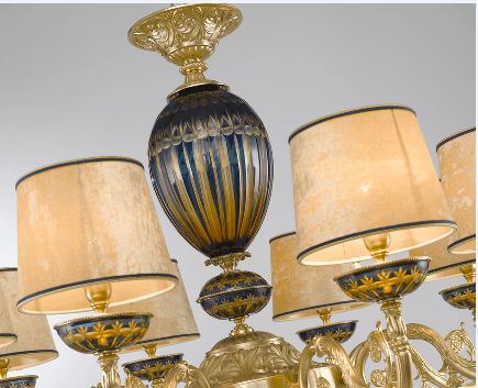 La意大利现代进口法式全铜吊灯