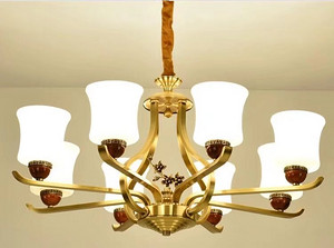 书芳斋新中式对称客厅吊灯