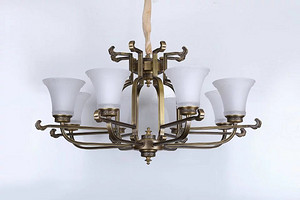 书芳斋新中式吊灯简约风智能开关