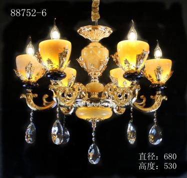 欧式贵族室内黄龙玉水晶灯