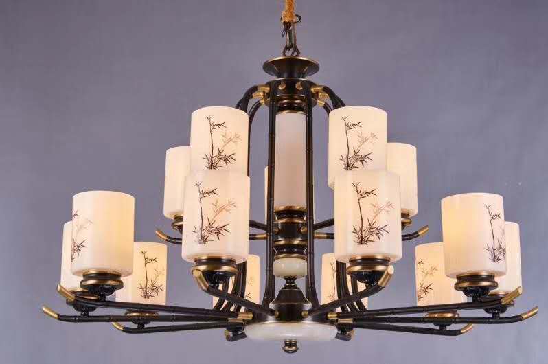 艾美欧中式典雅室内铜灯6607