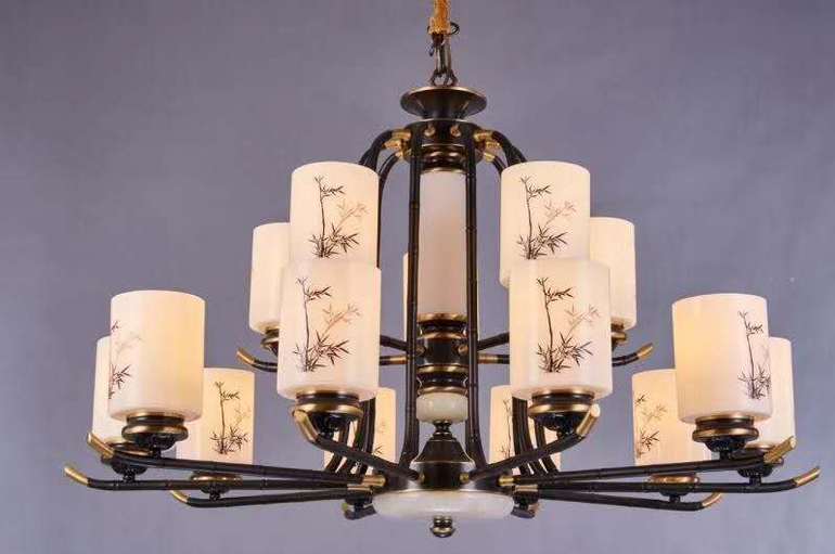 艾美欧中式典雅室内铜灯6607