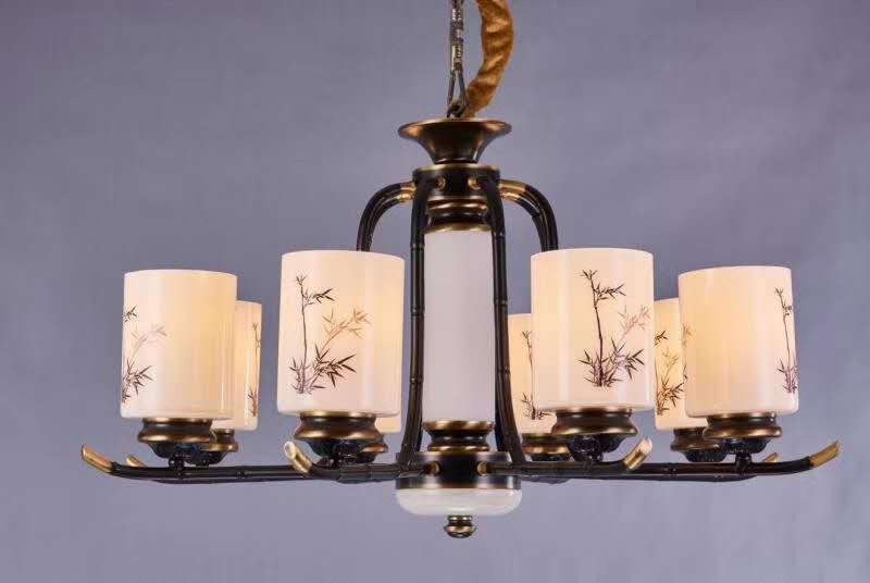 艾美欧中式典雅室内铜灯6609