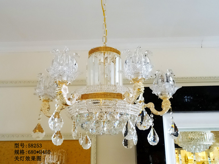 谛诺斯欧式吊灯法式奢华大气别墅餐厅卧室水晶吊灯