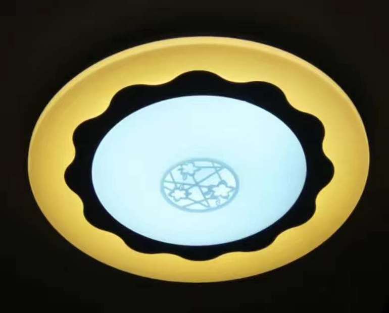 伊明特欧式简约室内圆形黄色吸顶灯