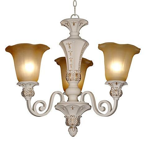 法拉奇欧式简约室内白色铜灯