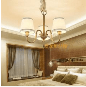 爱徕珽欧式吊灯简欧锌合金两灯盏吊灯