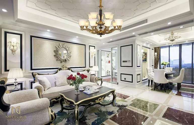 点名现代室内白色钢材玻璃罩吊灯