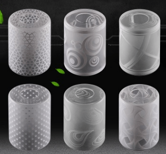 新中式简约玻璃圆形白色外沙90*120灯罩