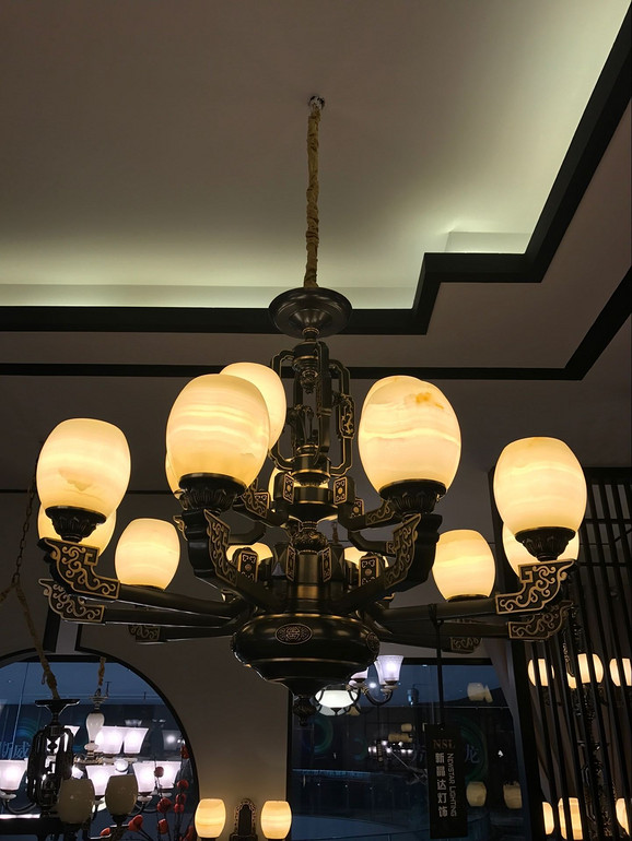 云和居中式典雅吊灯28011-6