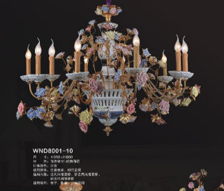 维娜迪WND80001-10现代室内大厅大堂蜡烛灯吊灯