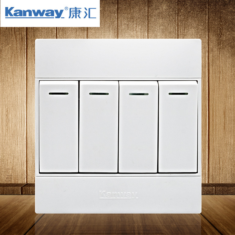 四开单控开关/四开双控开关