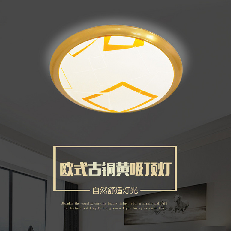 铁艺LED 吸顶灯-电镀款
