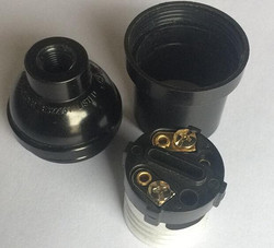 E26-DX02 美规 电木 锁线式 灯头 灯座