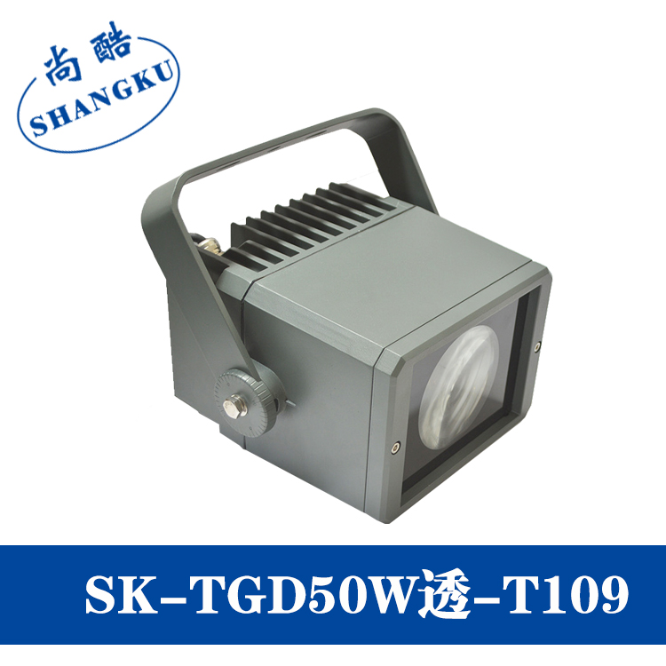LED投光灯50W足瓦 户外防水投射灯 工程LED泛光灯