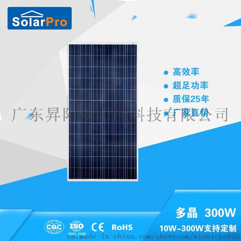 工厂直销太阳能发电单多晶太阳能组件 250W755032405