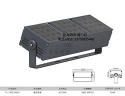 拓龙照明150W模组户外防水投射灯