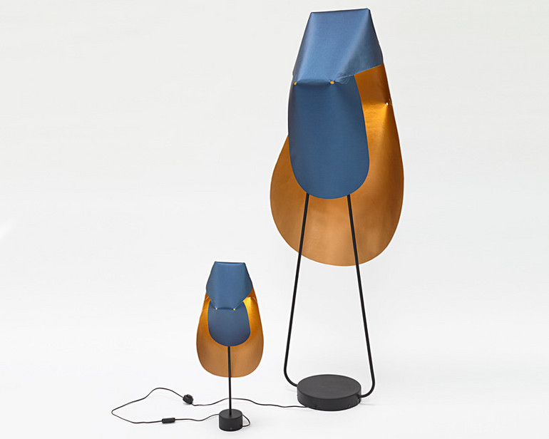 studio brichetziegler用竹紙板打造的手工燈飾“under the skin”