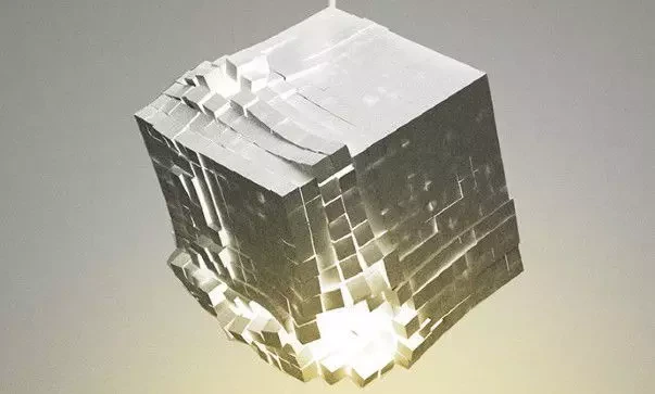 電腦建模 被“撞擊”的燈