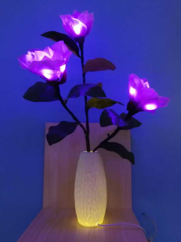 LED玉兰花瓶