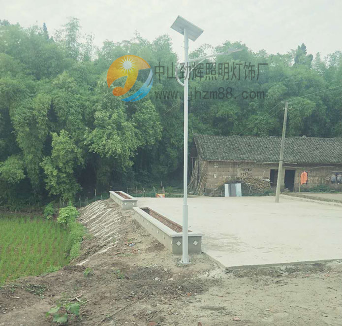 【案例】四川省内江隆昌市农村太阳能路灯安装