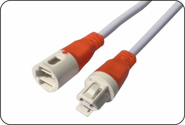 2-3芯双色卡扣圆插