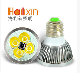 E27 4W 车铝大功率Led射灯灯杯 足瓦 宽电压