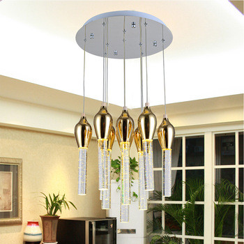 北欧吊灯ins超火创意个性楼梯餐厅咖啡厅现代多头楼梯过道灯具