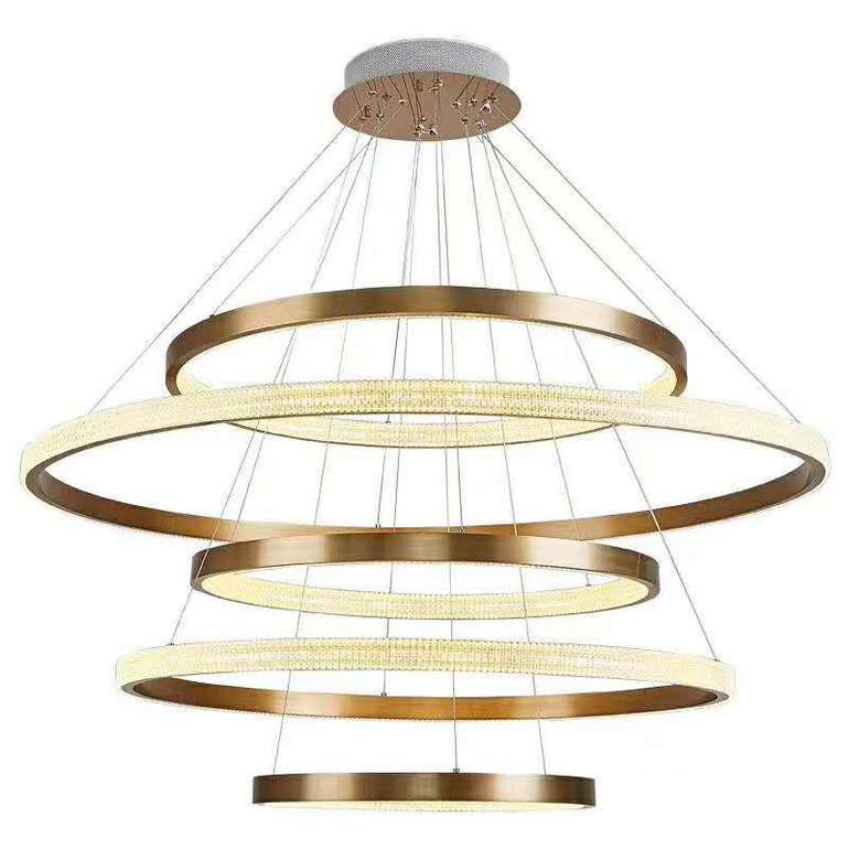 现代简约圆环吊灯