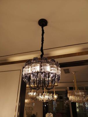 圆形小号水晶吊灯