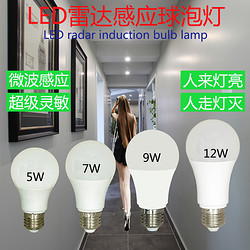 LED雷达感应球泡灯