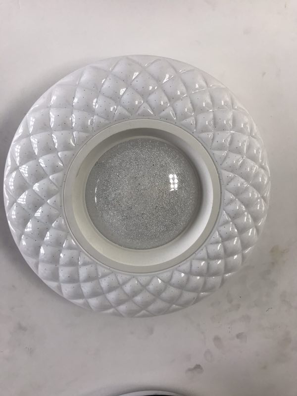 向日葵花纹玻璃罩把色内边吸顶灯