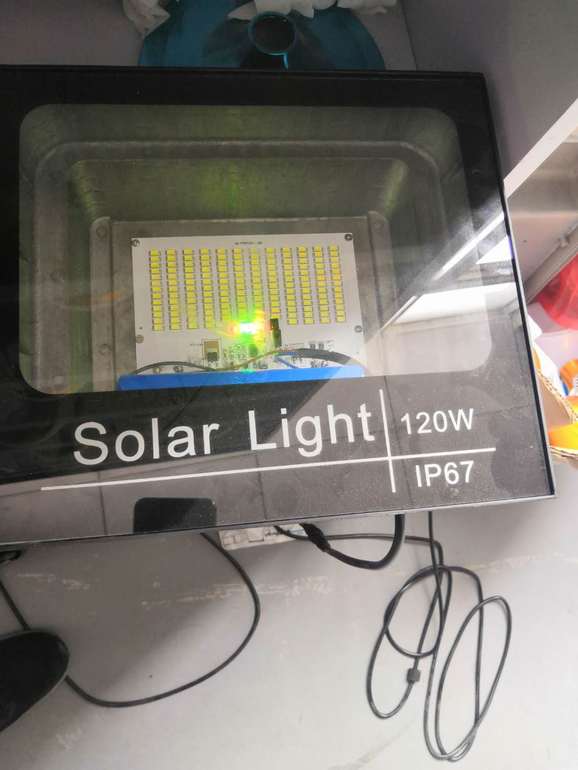 120W LED SMD太阳能投光灯
