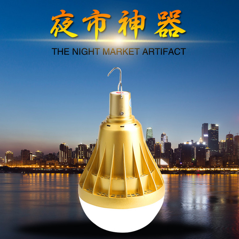 A型土豪金夜市神器吊挂式LED球泡灯