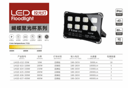 蝴蝶聚光杯系列LED投光灯