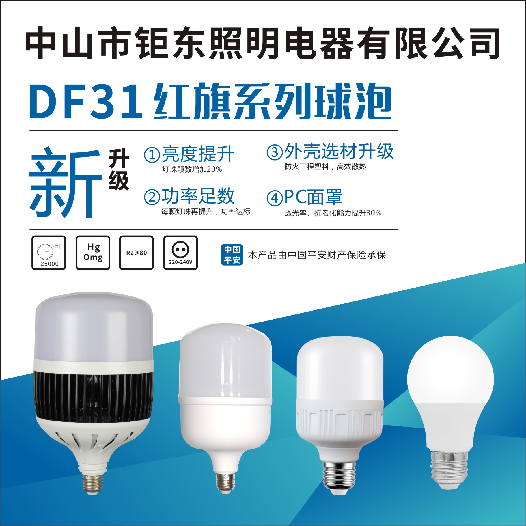 钜东DF31红旗系列球泡
