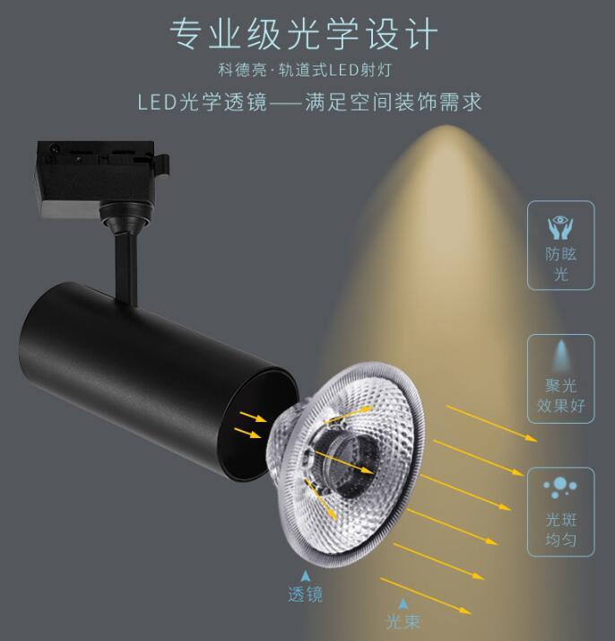 轨道式led射灯