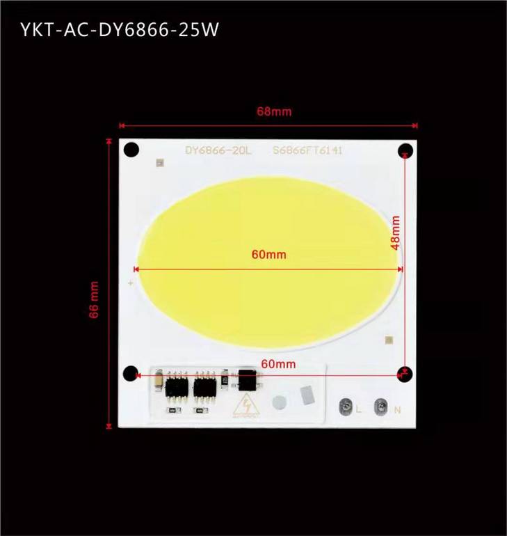 永康泰YKT-AC-DY6866-25W LED贴片灯珠