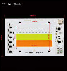 永康泰YKT-AC-JZ6838 LED贴片灯珠