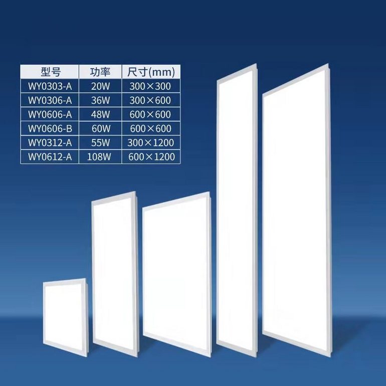辉仕多尺寸室内办公平板灯