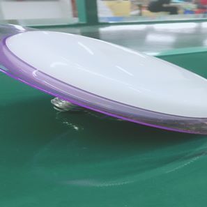 圆形简约卧室灯彩色飞碟球泡