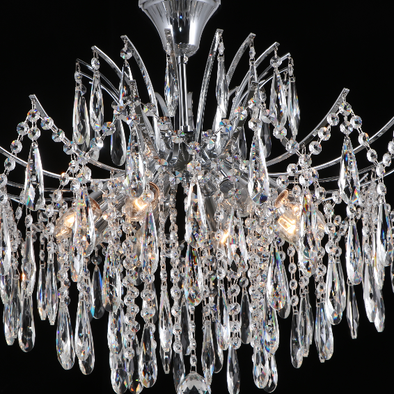 黑底亮灯吊灯水晶灯MD33470-8A