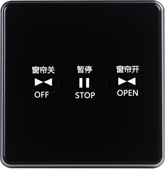 Q2无线智能触摸窗帘开关 