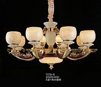 品爵7278-8型号天然玉石吊灯