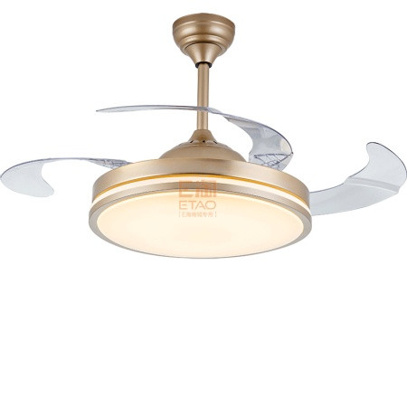 现代简约吊灯FS6187金-语音智能款-42寸