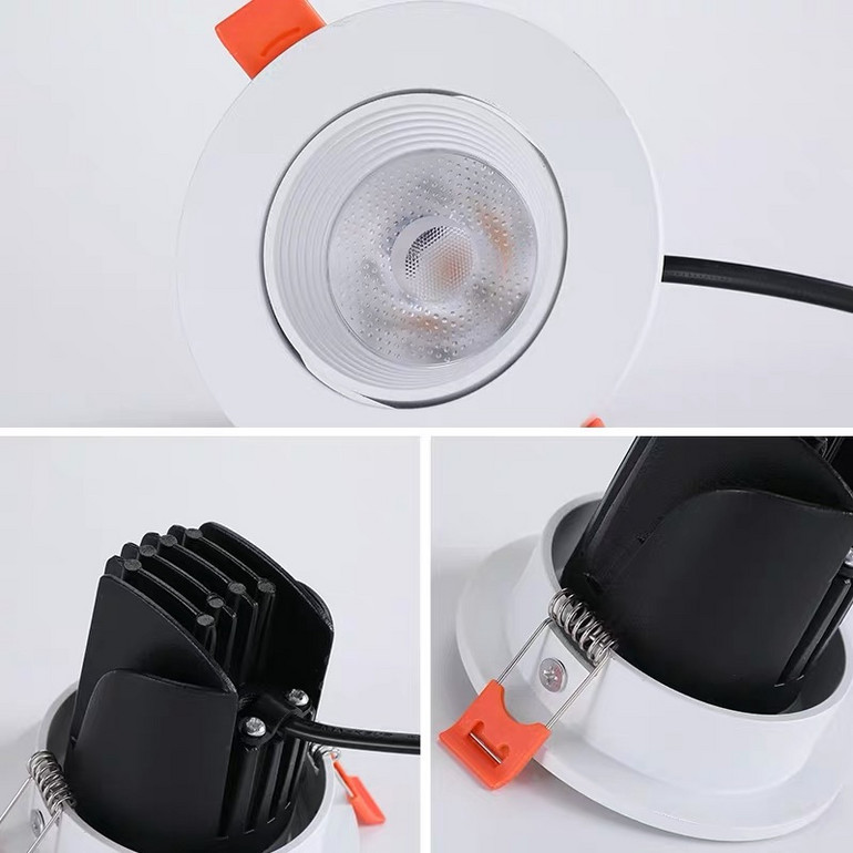 铂盈白色简约客厅筒灯