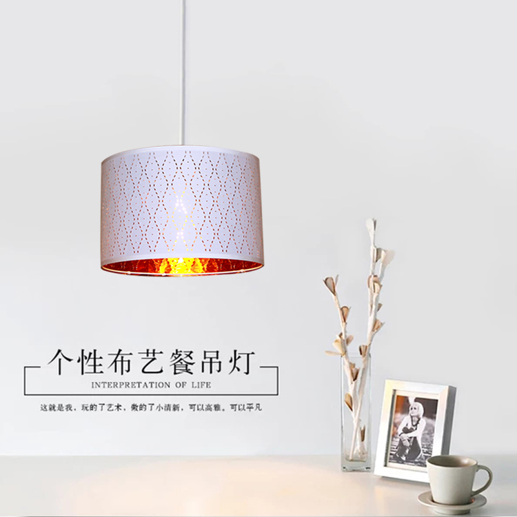 布艺现代简约餐吊灯