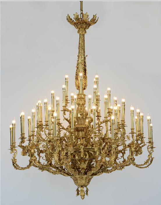 简法KD8039-9+18+18+6+6全铜吊灯