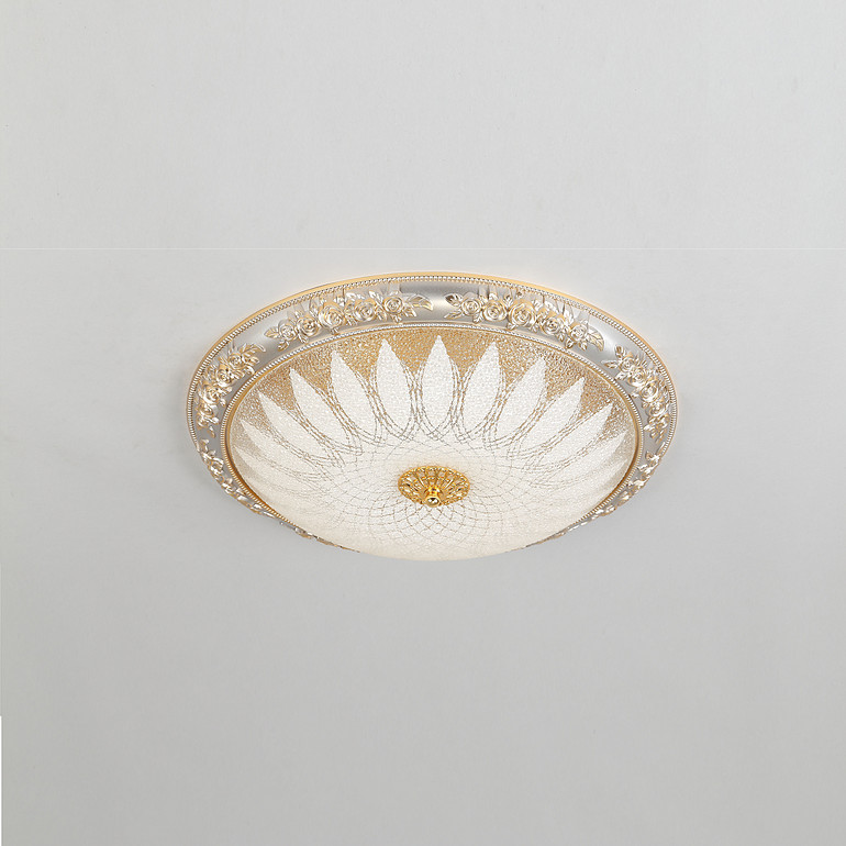 中式玫瑰吸顶灯