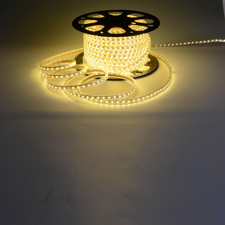 现代黄光室外LED高压软灯带